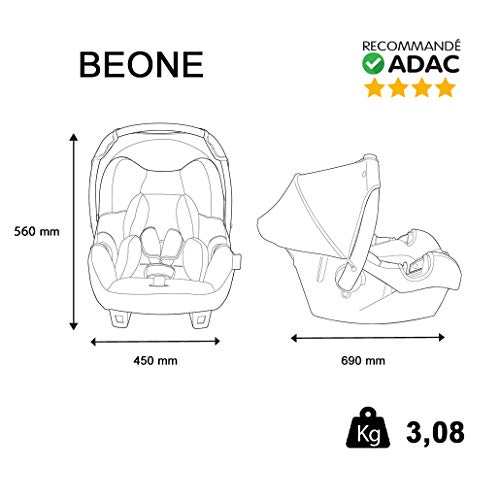 Disney Princess Nania Beone Car Seat - Rear Facing