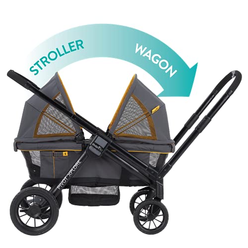 Evenflo Pivot Xplore All-Terrain Stroller Wagon - Ultimate Comfort