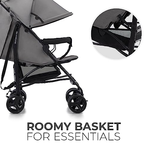 Kinderkraft TIK Lightweight Stroller - Gray, Adjustable, Travel-friendly