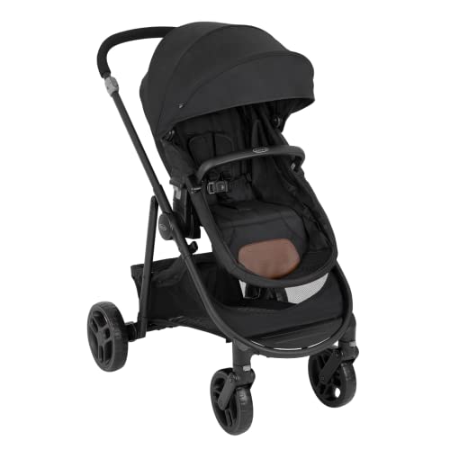 Graco 2-in-1 Pushchair with Luxury footmuff, Ink Tan
