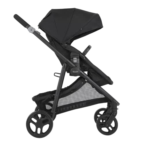 Graco 2-in-1 Pushchair with Luxury footmuff, Ink Tan