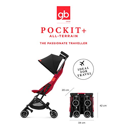 GB Gold Pockit+ Ultra Compact Pushchair - Velvet Black
