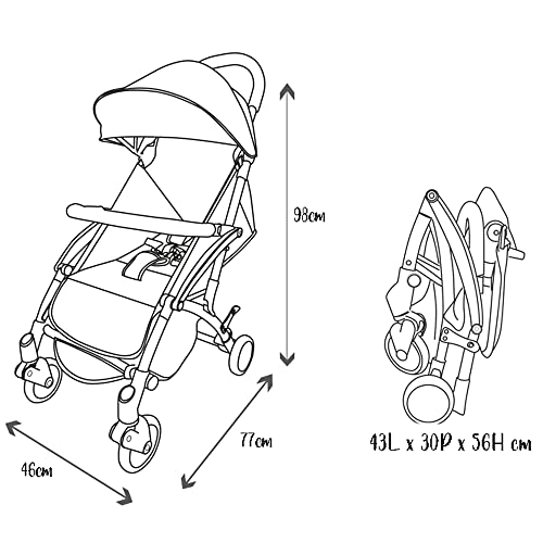 Nania Pushchair LILI + BEONE Car Seat Bundle - Disney