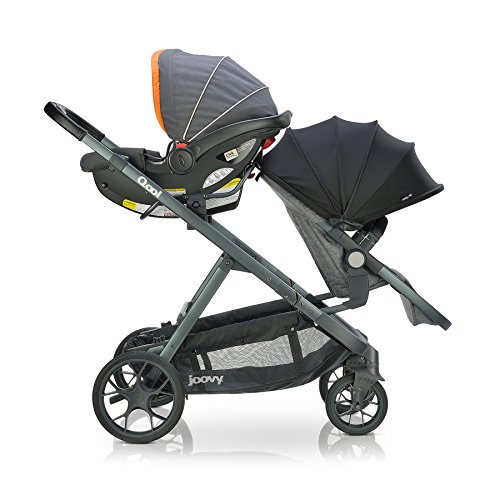Joovy Qool Premium Modular Pushchair, Travel System, Gray