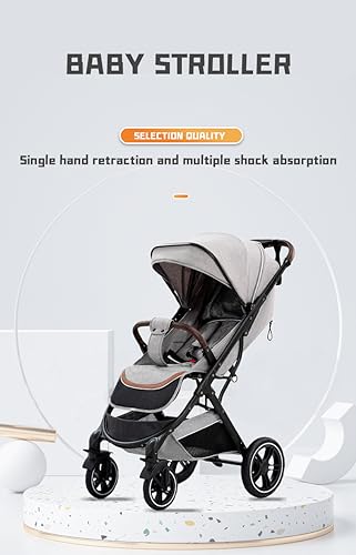 YAZOCO Compact Foldable Toddler Travel Pushchair - Black