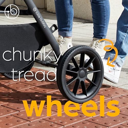 Ickle Bubba Cosmo 2-in-1 Pushchair in Gunmetal/Tan