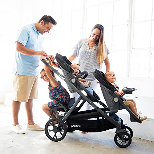 Joovy Qool Premium Modular Pushchair, Travel System, Gray