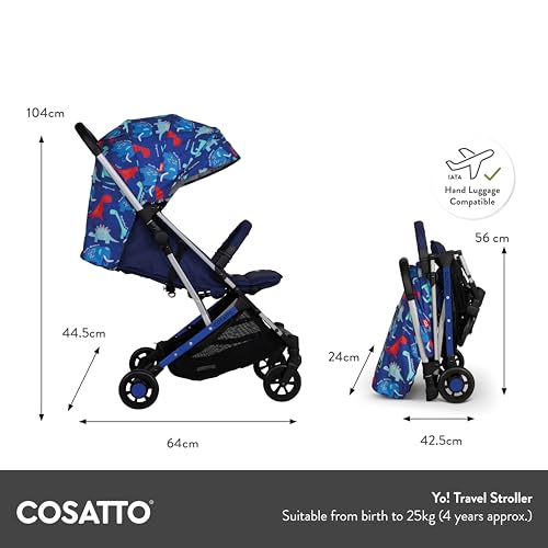 Cosatto Yo! Travel Stroller - Lightweight and Compact