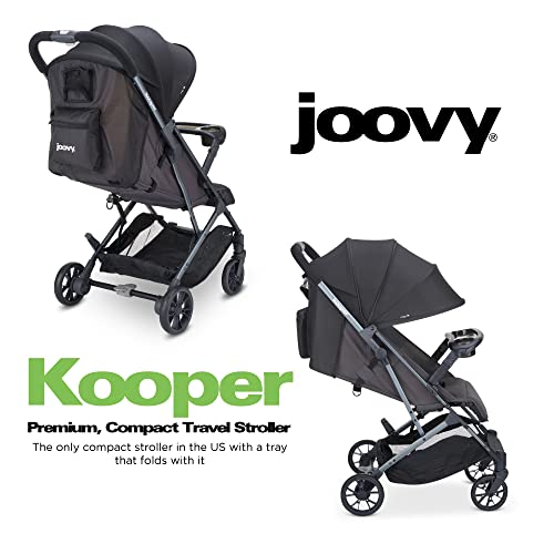 Joovy Kooper Lightweight Pushchair, Compact Fold, Forged Iron