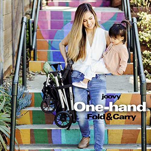 Joovy Kooper Lightweight Pushchair, Compact Fold, Forged Iron
