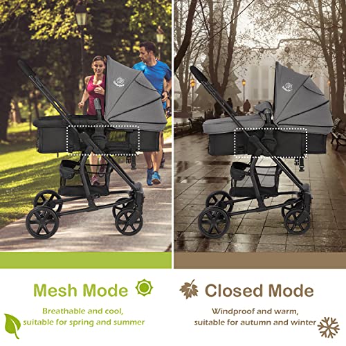 Hadwin 2-in-1 Travel System Pushchair & Carrycot