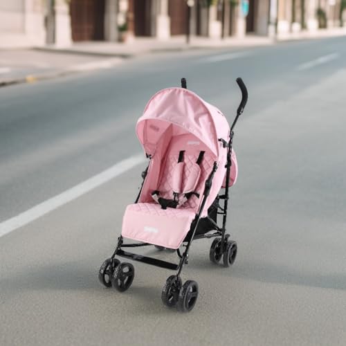 Pink Babyco Arc 0+ Stroller Pram Pushchair & Raincover