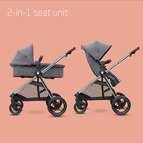 Maxi-Cosi Zelia 3 Luxe 2-in-1 Pram, Twillic Grey