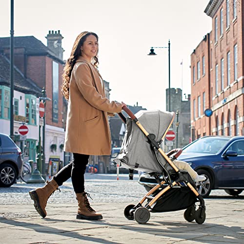 Lejoux™ Lightweight Foldable Baby Pushchair Stroller, Grey