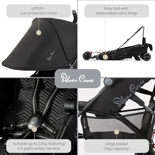 Silver Cross Zest Foldable Stroller for Everyday Travel
