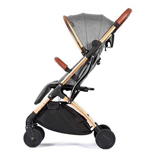 Lejoux™ Lightweight Foldable Baby Pushchair Stroller, Grey
