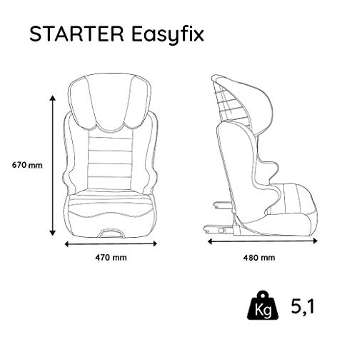 Nania Easyfix High Back Booster Seat - France Made
