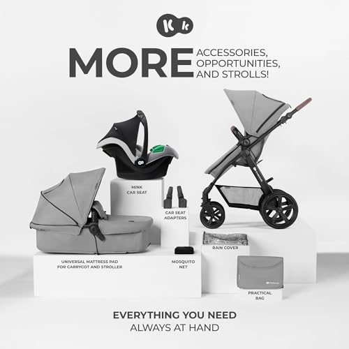 Kinderkraft MOOV CT 3 in 1 Pram - Gray