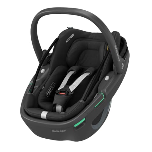 Maxi-Cosi Coral 360 Baby Car Seat, Lightweight, Essential Black