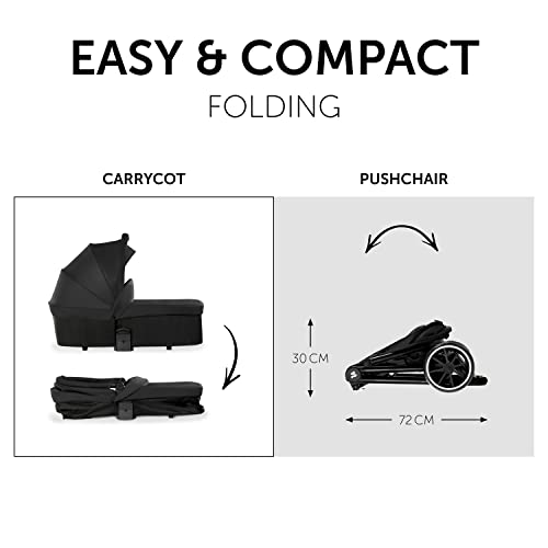 Hauck Move 2 in 1 Pram Black