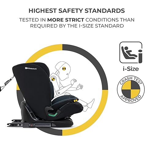 Kinderkraft ONETO3 I-Size Child Car Seat - Black