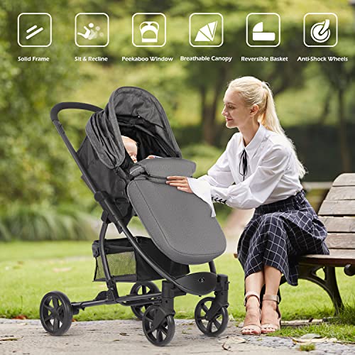 Hadibio 2 in 1 Travel System Stroller Pram