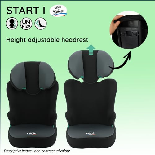 Nania Start I Booster Car Seat - Height-Adjustable - Toucan