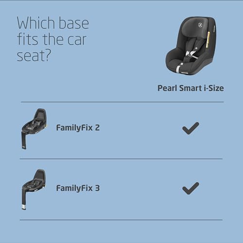 Maxi-Cosi Pearl Smart i-Size Toddler Car Seat, Black