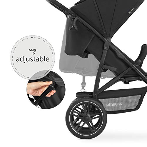 Hauck Rapid 3 Three-Wheel Pushchair - Black
