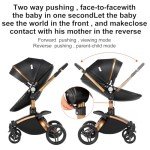 White 3 in 1 Baby Travel System Pushchair