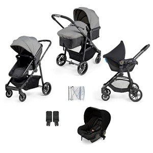 Ickle Bubba Star 3-in-1 Travel System - Black/Grey