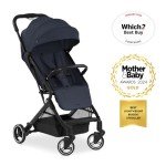 Hauck Lightweight Travel Stroller, Navy - Gold Winner