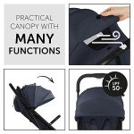 Hauck Lightweight Travel Stroller, Navy - Gold Winner