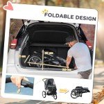PawHut Pet Jogger Stroller for Medium and Small Dogs