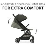 Hauck Travel N Care Stroller, Olive - Lightweight Foldable