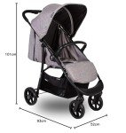 Red Kite Quad Stroller with Large Hood & Bumper