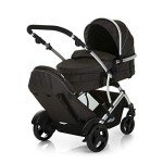 Hauck Duett 2 Double Pushchair - Black, Reversible, Compact