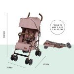 Ickle Bubba Discovery Max Pushchair - Rose Gold/Pink
