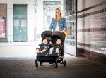 Hauck Swift X Twin Pushchair - Black, Compact & Folding