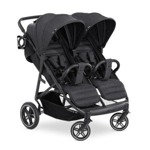 Hauck Uptown Duo Twin Pram, Melange Black