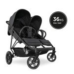 Hauck Uptown Duo Twin Pram, Melange Black
