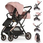 Lejoux+ Pink Baby Pushchair