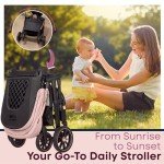 Lejoux+ Pink Baby Pushchair
