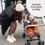 My Babiie MB02 Stroller - Lightweight, Compact Travel Buggy