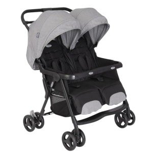 Graco DuoRider Lightweight Double Pushchair, Birth to 3 Years