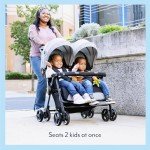 Graco DuoRider Lightweight Double Pushchair, Birth to 3 Years