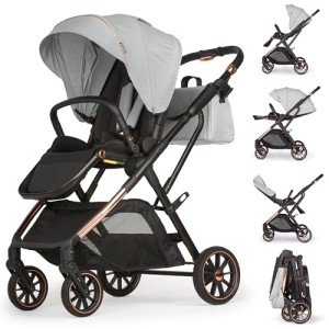 Lejoux+ Baby Pushchair in Light Grey Color