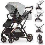 Lejoux+ Baby Pushchair in Light Grey Color