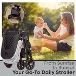 Lejoux+ Baby Pushchair in Light Grey Color