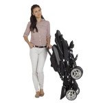 Graco Stadium Duo Tandem Double Pushchair - Black/Grey